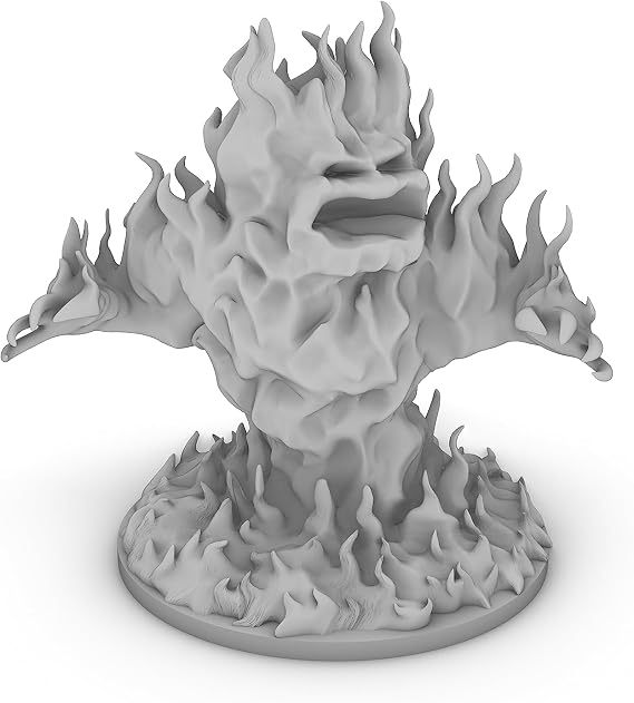 Fire Elemental Tabletop DND Gaming Miniature