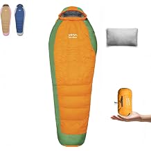 Down Sleeping Bag for with Pillow, 0F 20F 32F Regular and XL Compact Lightweight Sleeping Bag for Adults,Teens Backpacking,Camping and Hiking Outdoor