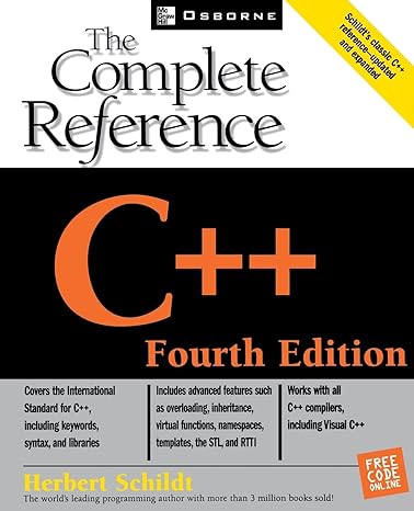 C++: The Complete Reference, 4th Edition