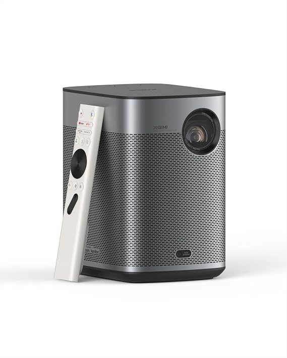 XGIMI Halo+ Portable Projector, Google TV, Licensed Netflix, 700 ISO Lumens