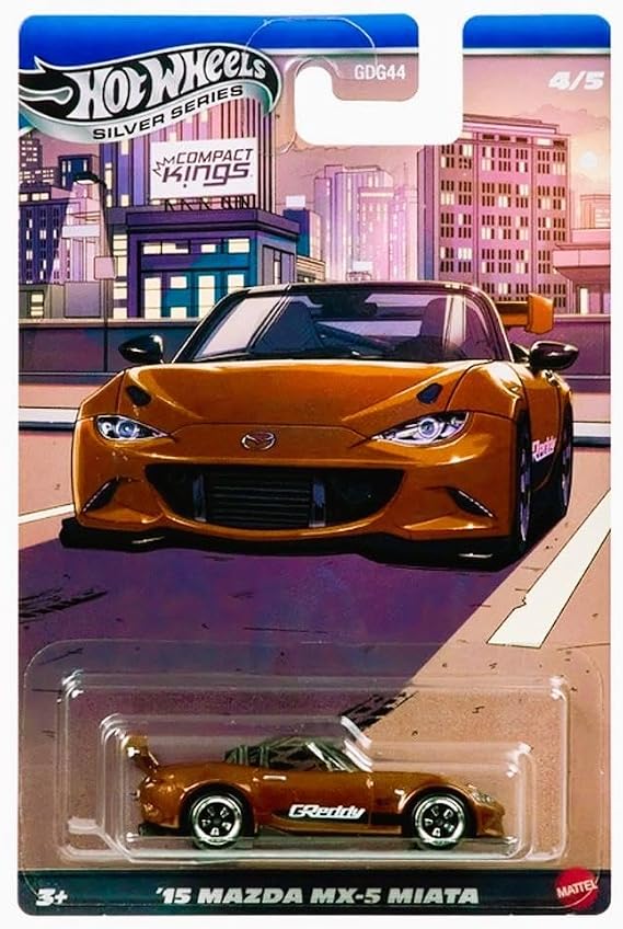 Hot Wheels Temalı Arabalar Silver Serisi 15 MAZDA MX-5 MIATA JKX56