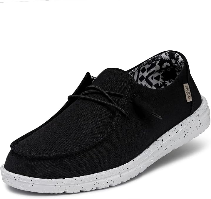 HEYDUDE Women's Wendy Basic Slip On Loafer | Elastic Laces