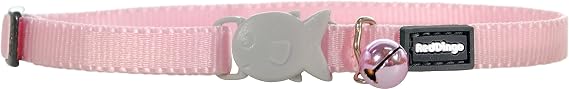 Red Dingo Kitten Collar, One Size Fits All, Pink, xs