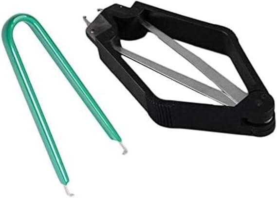 Liyafy PLCC IC Chip Extractor Motherboard Circuit Board Component Puller and U Shape IC Chip Extractor Puller ROM Extraction Tool Kit