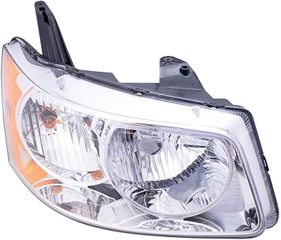 Brock Replacement Passenger Headlight Compatible with 2006-2009 Torrent 15890728