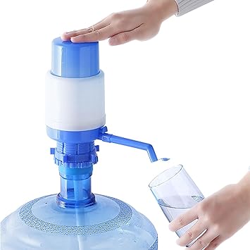 Water Bottles Pump, 5 Gallon Chillers Water Fountains Manual Hand Pressure Drinking Fountain Pressure Pump Water Press Pump Water Jug Dispenser
