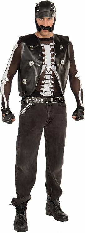 Forum Novelties Men's Mesh Skeleton Shirt