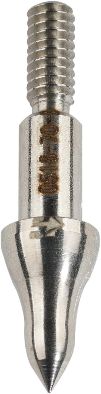 BOWCORE Premium Stainless Steel Archery Target Field Points: Screw in Bullet or Combo Field Point for Multiple Arrow Sizes - 1 Dozen