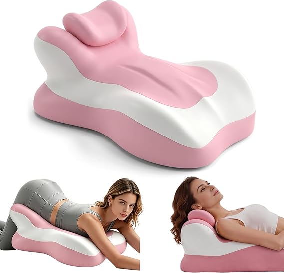 Ergonomic Reading Pillow, Memory Foam Wedge Pillow, Adjustable Neck Pillow