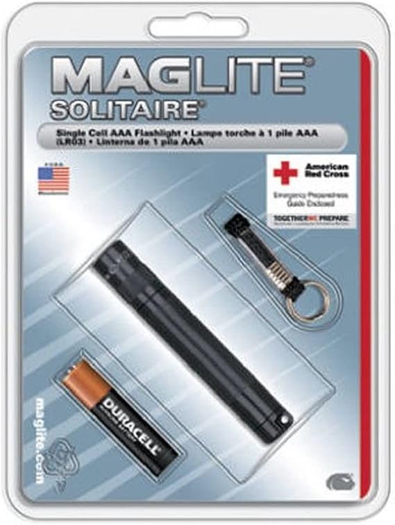 Mag 353360 Flashlight Solitaire - Black