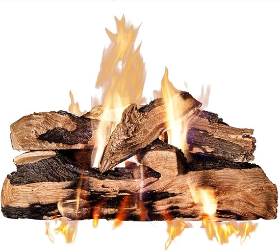 Peterson Real Fyre 18-inch Split Oak Designer Plus Gas Logs Only No Burner