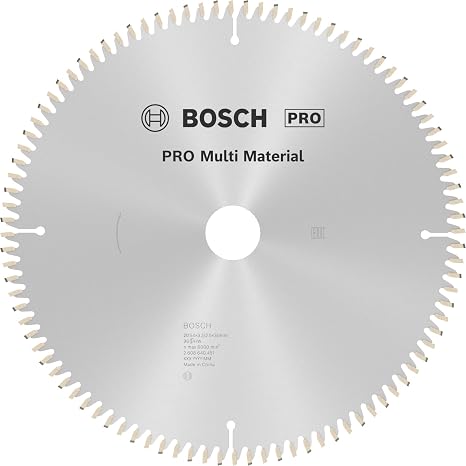 Bosch Professional Accessories Multi-Purpose Circular Saw Blade, 254 * 30 mm, 96 Teeth, Grey, 1 Piece