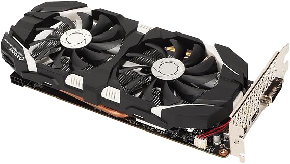Zopsc Desktop PC Graphics Card GDDR5 192bit with 4K HDR Support | 6GB VRAM for Gaming, PCI Express X16 3.0, HDMI DVI DP, Aluminum Alloy Fan Cooling