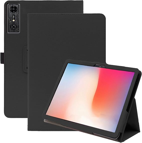 Nubia Red Magic Nova 10.9インチ用ケース、軽量、高品質PU、指紋防止、キックスタンドペンホルダー付き傷防止-ブラック