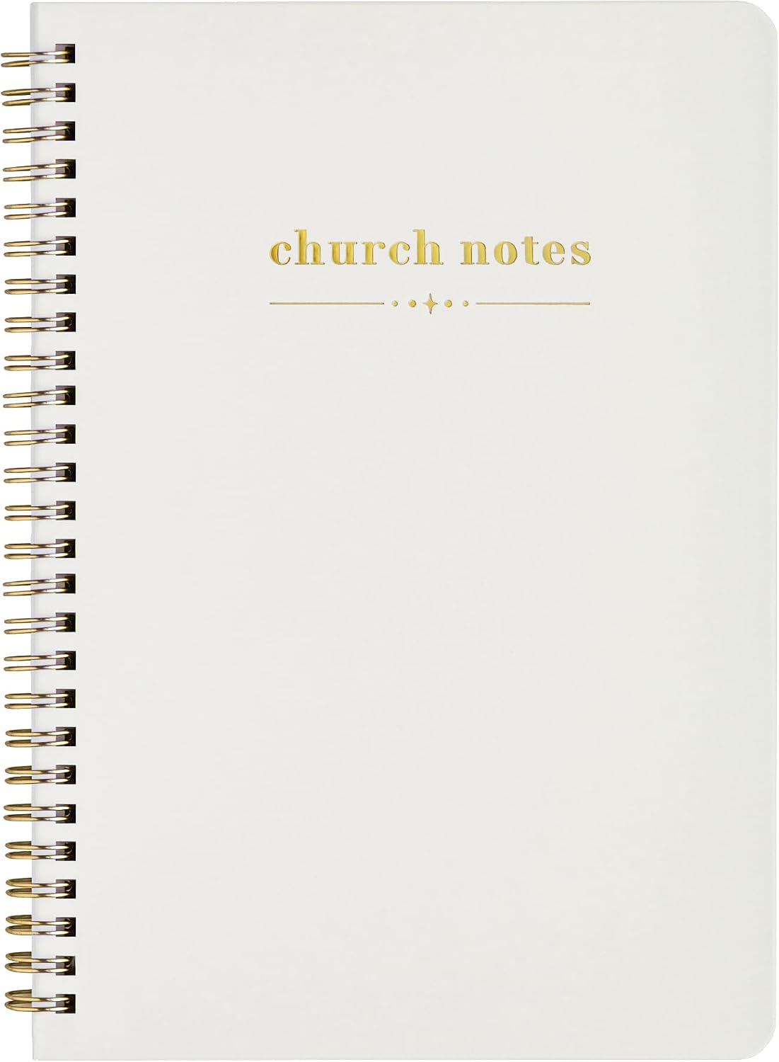 Church Notes Journal - Sermon Notes Notebook - Coated Paper Hardcover Guided Journal to Write Speech Title, Key Points, Bible Verses and Notes - Sermon Journal Gift for Women and Men