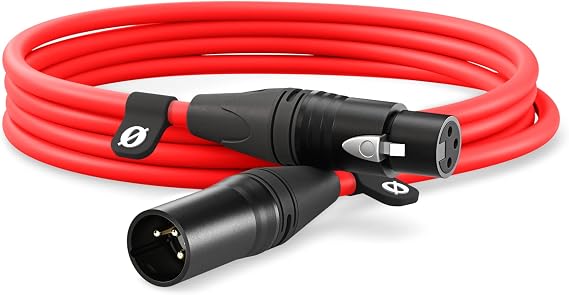 RODE XLR-3 Premium XLR Kablo (3 m, Kırmızı)