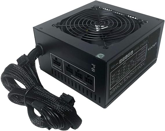 Apevia ATX-ES700W Essence 700W ATX Semi Modular Power Supply for PC Gaming