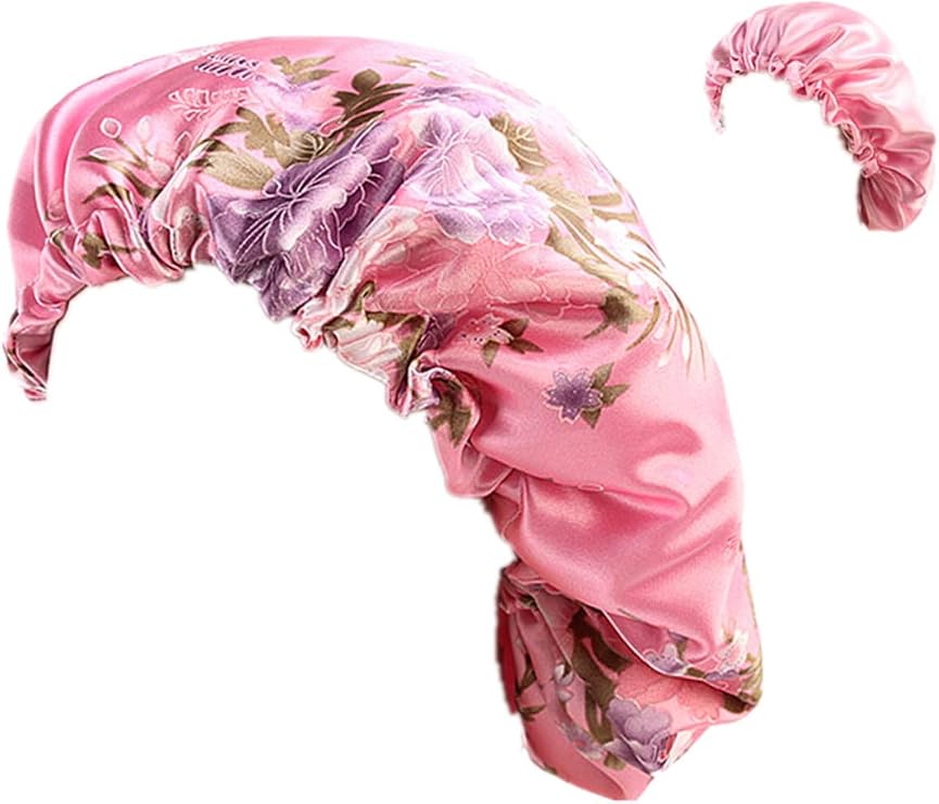 Double Side Sleep Cap Elastic Cap for Night Sleeping Hair Chemo Cap Hair Loss Head Scarf Wrap