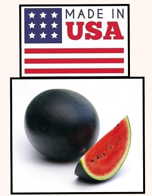 Package of 50 Seeds, Sugar Baby Watermelon Non GMO Seeds-USA grown-USA seller-Watermelon Seeds-Heirloom Watermelon Seeds