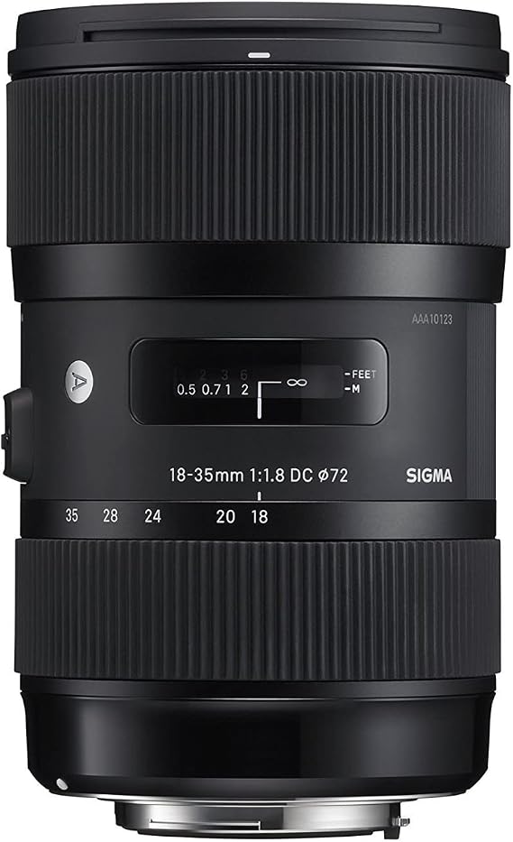 Sigma 18-35mm F1.8 Art DC HSM Lens for Canon, Black (210101)