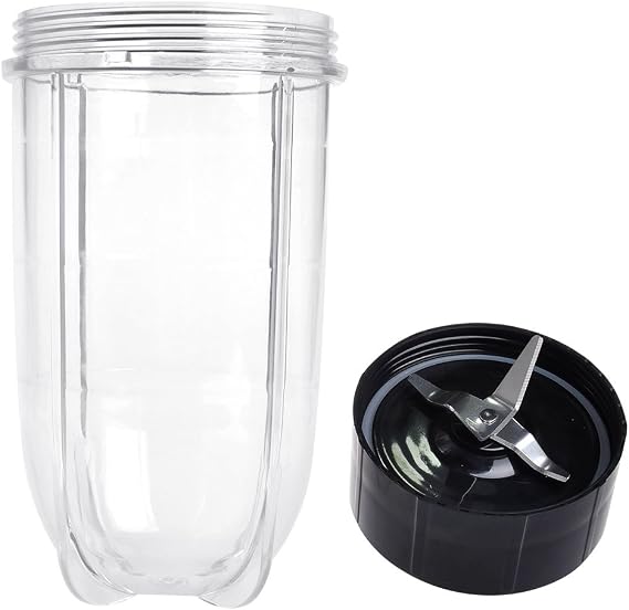 Replacement Cross Blade + 16oz Cup Set for Magic Bullet 250W Magic Bullet MB1001 Blender
