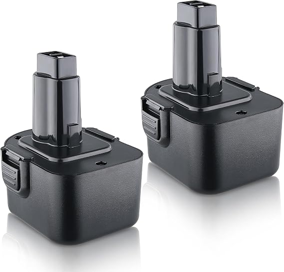2-Pack 12V 4.8Ah NiMH Replacement for Dewalt DC9071 DE9074 DE9501