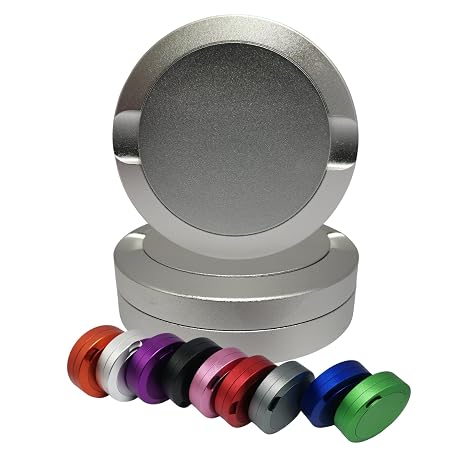 Snus Can for ZYN, Snus Cans Aluminum 3 Layers Snuffbox CNC Metal for Snus Packaging (Silver)