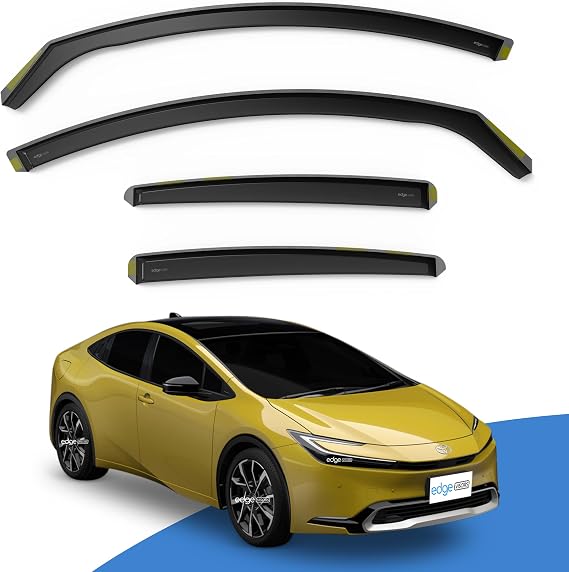EdgeVisors Wind Deflectors Toyota Prius MK5 5Dr Liftback 2023+ 4pc