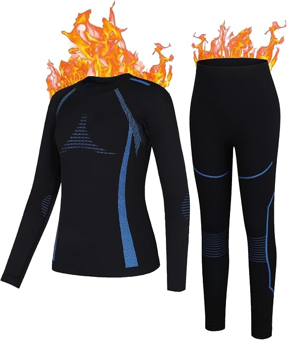 beautyin Thermal Underwear for Kids Boys Girls Long Johns Set Base Layer