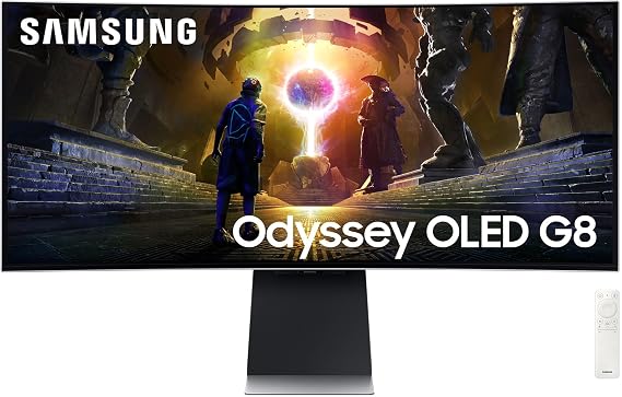 Samsung Odyssey OLED G8 G85SD 34" OLED UltraWide QHD 175Hz Altavoces FreeSync Premium Pro Curva