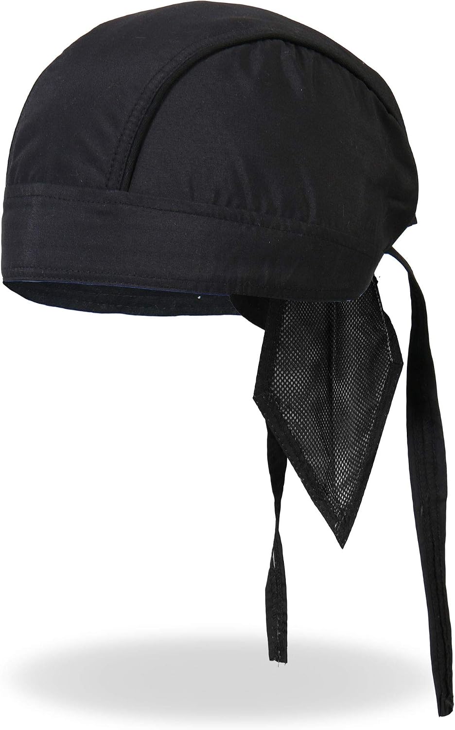 Hot Leathers HWH1064 Classic Black Premium Headwrap - One Size fits Most