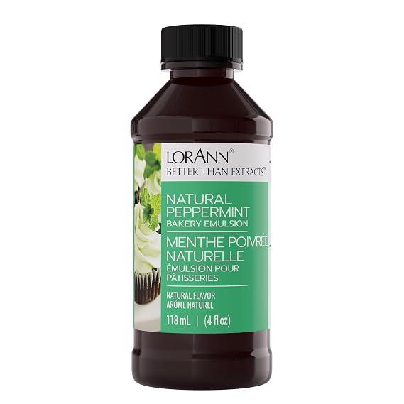 LorAnn Bakery Emulsions (Peppermint, 4 Fl Oz (Pack of 1))