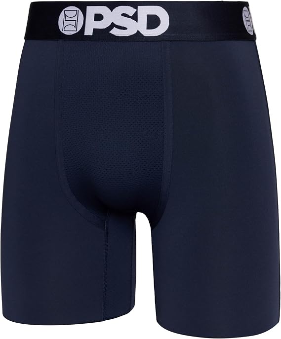 PSD Men's Cotton Underwear - 7 Inch Standard-Length Boxer Briefs, Breathable Underwear Men, Comfortable Fit Packs & Singles
