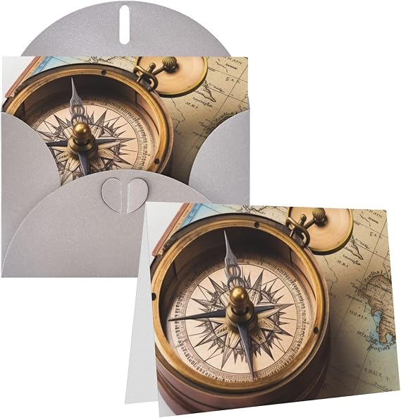 Birthday Cards With Envelopes Old Compass Wedding Cards Sympathy Cards Thinking Of You Cards Note Thank You Cards Blank Inside All Occasions Greeting Cards