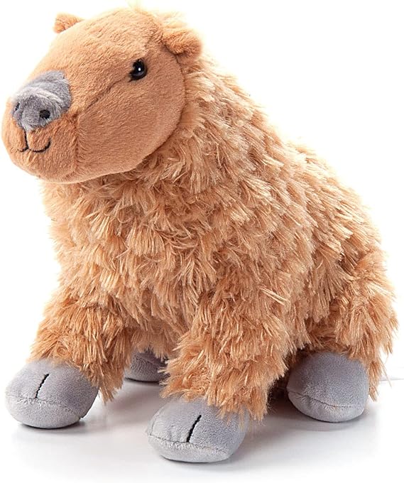 The Petting Zoo Capybara Stuffed Animal Plush, Wild Onez, Kids Gifts, 12 in | Capybara Realistic Wildlife Animals by Zoologee. Great Toys for Girls and Boys. Plush Gifts for Kids