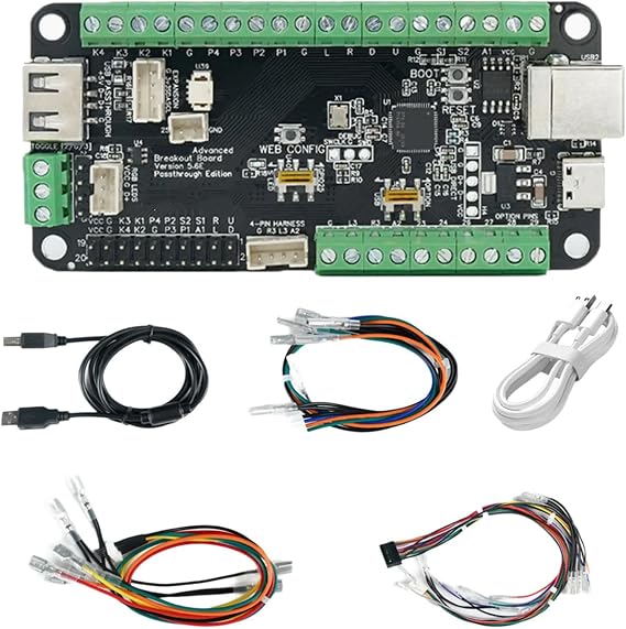 Console Game Accessories/Joystick for PC RP2040 Board V5.6e Fight Stick Controller PCB Fighting Game