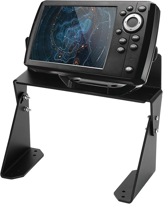 Dual Graph Mount Fish Finder Mount Compatible with Garmin, Lowrance