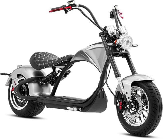 eAhora [2025 Upgraded] M1P 2000W 37MPH Electric Motorcycle for Adults,60V 30Ah Large Battery 40 Miles Long Range Electric Motorcycle Full Suspension Street Legal Adult Electric Motorcycle