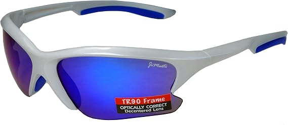 JiMarti JM22 Sport Wrap Sunglasses Mirror lens TR90 Unbreakable