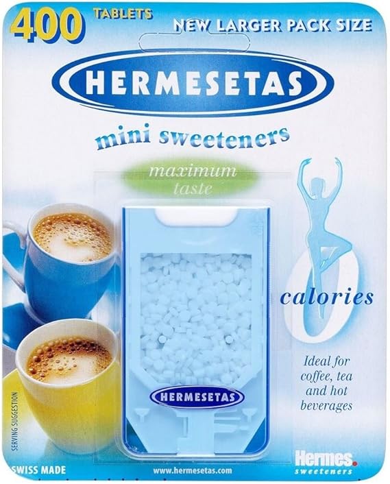 Hermesetas Mini Sweeteners (400 per Pack) - Pack of 6