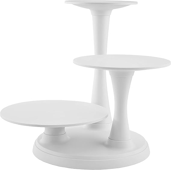 Wilton 3 Tier Pillar Cake Stand, Multicoloured, 19.72 x 42.64 x 40.72 cm, (307-350)