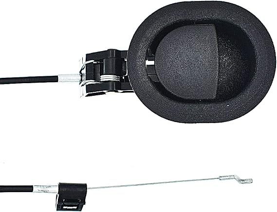 Reliable Recliner Replacement Parts - Sofa Chair Recliner Release Pull Handle- Exposed Cable Length 4.75" W/Spring, Total Length is Medium at 36", fits Ashley and Major Recliner Brands Sofa