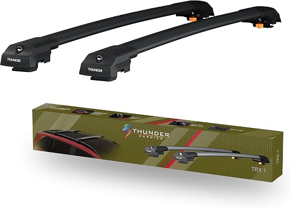 Roof Rack For RENEGADE 2015 - Onward Black Aluminium Roof Rack Cross Bars Lockable - Fit Raised Side Rails Roof Rails, Cross Bar, Rail Carrier
