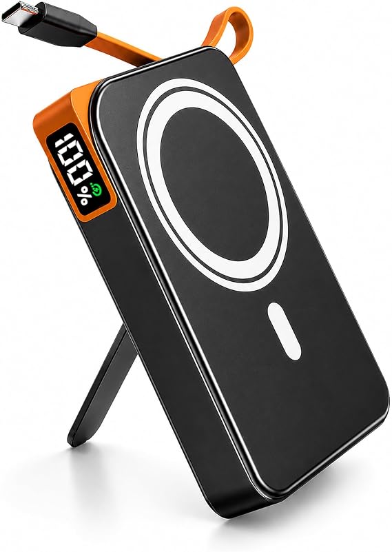 for Magsafe Power Bank iPhone, Magnetic Portable Charger 10000mAh