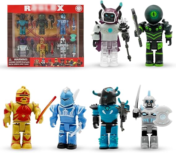 Robl 6 Pcs Action Figures, Figures Cake Toppers Toys Figure Cute Model Toy Set Cake Decorations Party Decorations Birthday Kid for Boys Girls Children