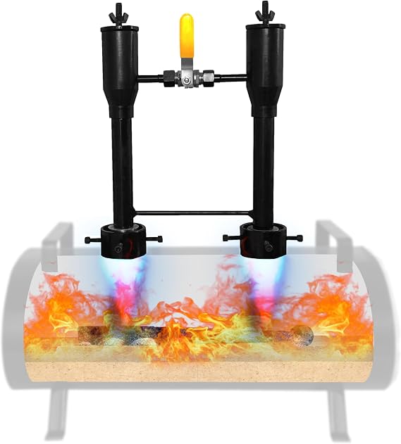 Simond Store Propane Forge Double Burner Kit - Propane Double Burner