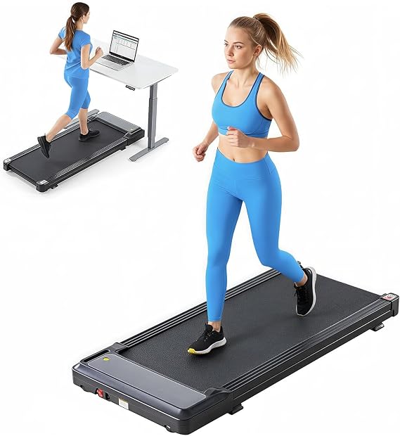 Walking Pad Under Desk, 3 in 1 Portable Treadmills for Home Small Space