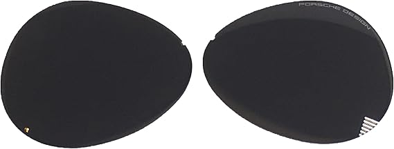 Porsche Design Original Lenses Set Only - For Model P8478-100% Authentic (V604 - Brown, 66)