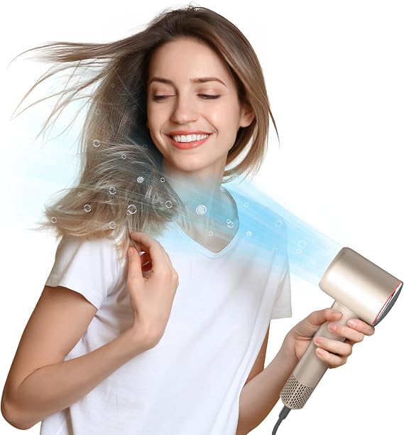 Careboda Professional Hair Dryer, 200 Million Negative Ionic Blow Dryer