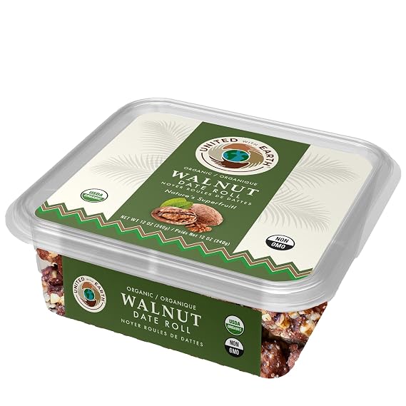 Organic Walnut Date Roll - 12 oz. Tubs